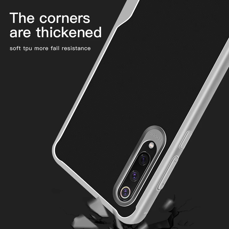 Противоударный чехол для телефона Xiaomi A3 Note 10 9 Pro 8 Lite Redmi 9S 8T 7 6 9T 8A 7A прозрачная