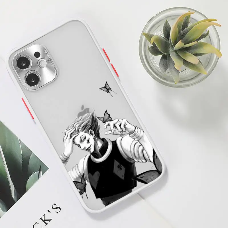 

japan hunter x hunter Anime Comics Phone Case Clear matte transparent For white iPhone 7 8 x xs xr 11 12 pro plus max mini Funda