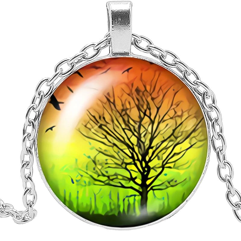 Новинка 2020 милое романтическое стильное цветное ожерелье с выпуклым круглым