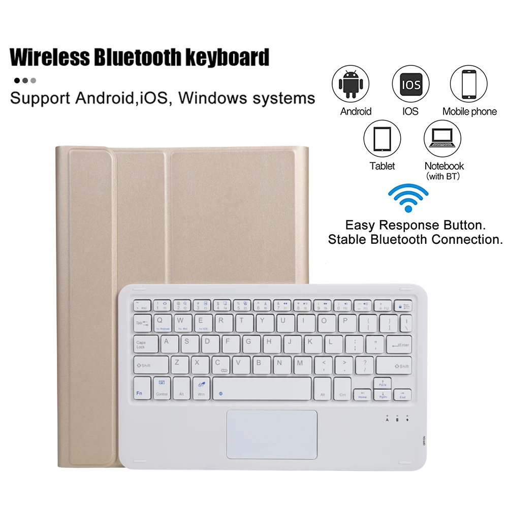 Для Lenovo Tab M10 HD 10 1 дюймов беспроводная сенсорная панель Bluetooth чехол с клавиатурой
