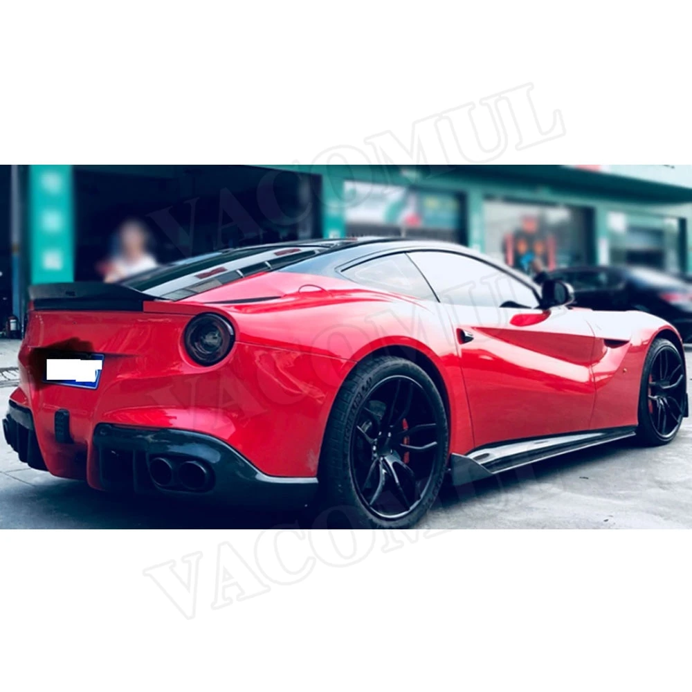 Чехол из углеродного волокна с боковыми юбками и фартуками для Ferrari F12 Berlinetta 2013 2016