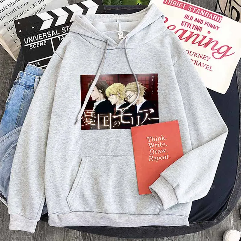 Японские толстовки с капюшоном Moriarty The Patriot William Sherlock смешные Мультяшные худи в