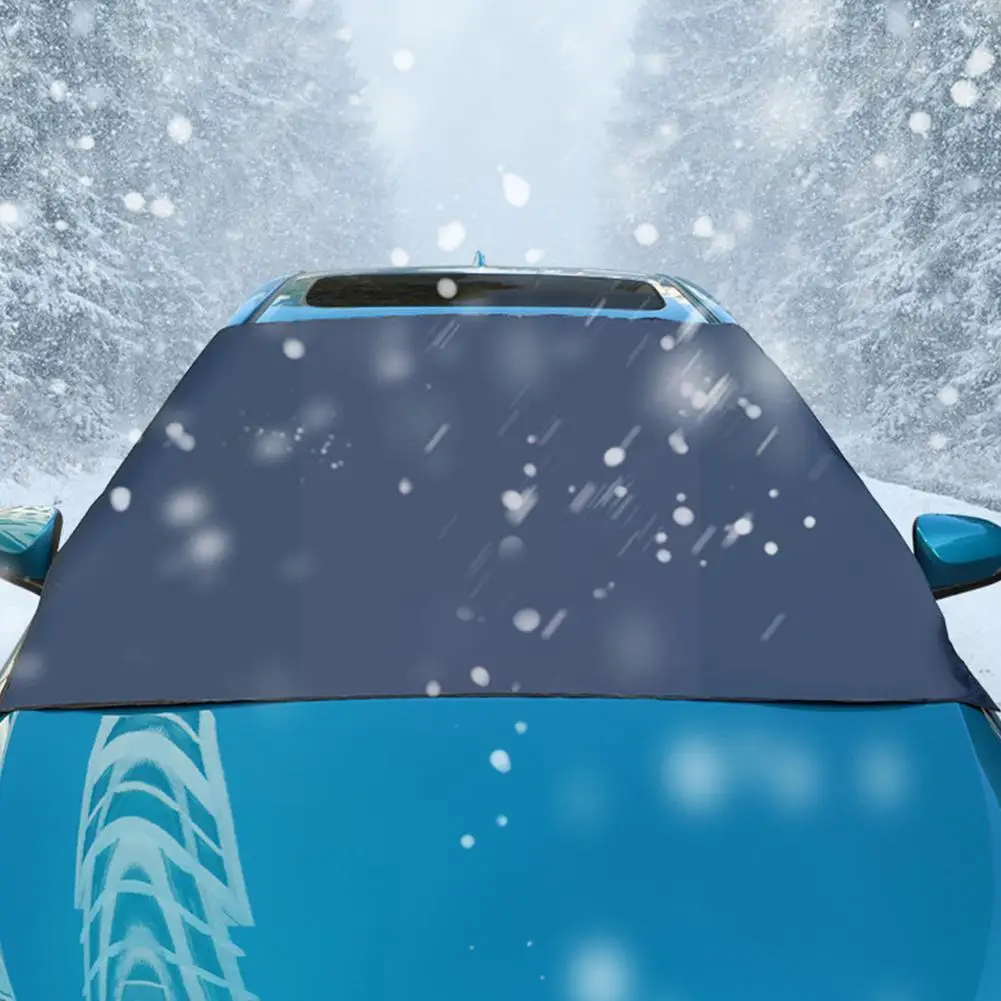 

Car Front Rear Windscreen Cover Windshield Sunshades Universal Cover Automobile Visor Magnetic Sunshade Winter Cover U1C0