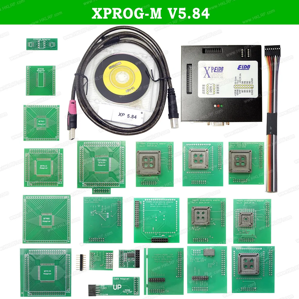 XPROG V5.84 V5.5 новейший металлический корпус Xprog инструмент для программатора ECU M Box