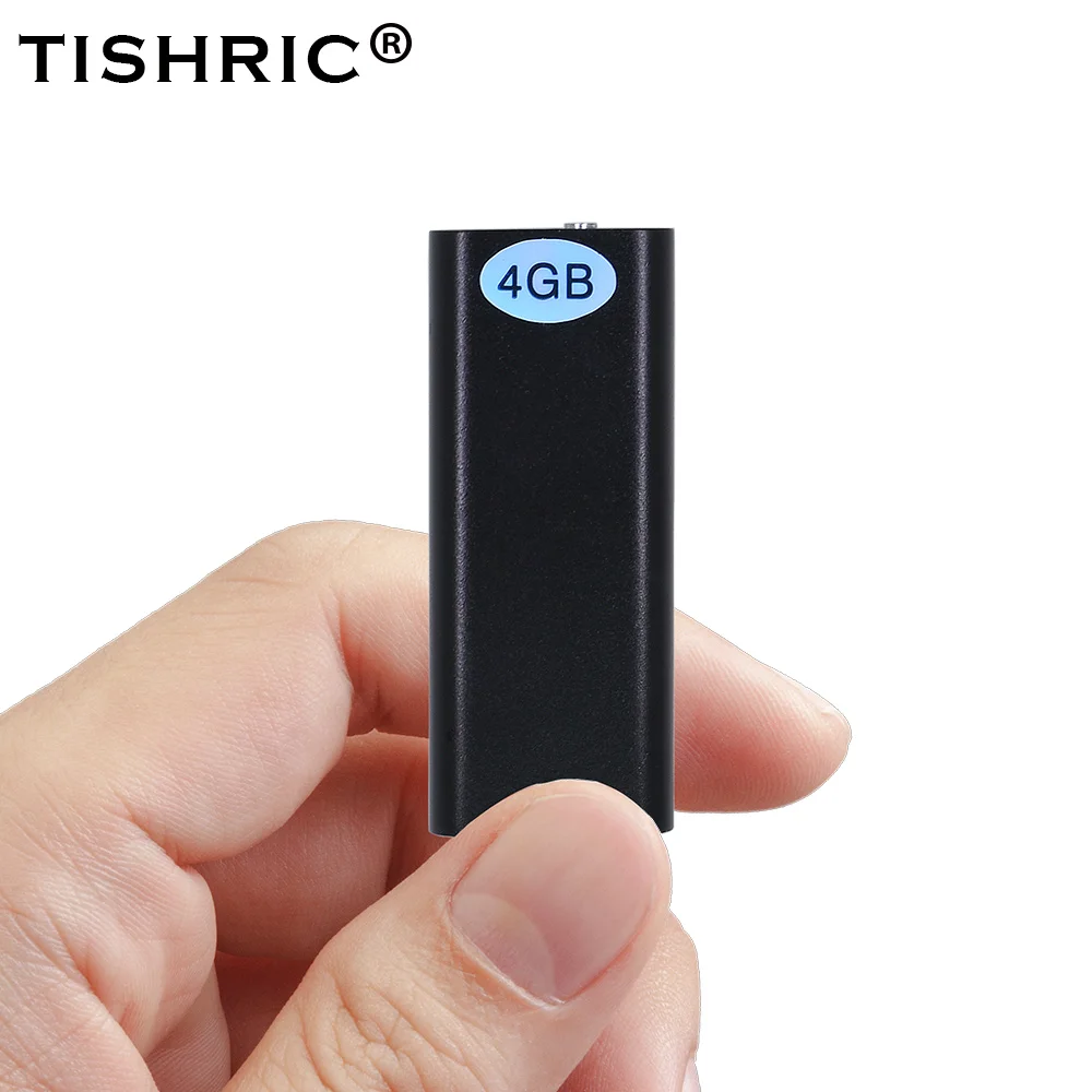 Usb диктофон TISHRIC 4 Гб mp3 плеер флэш накопитель цифровой устройство записи