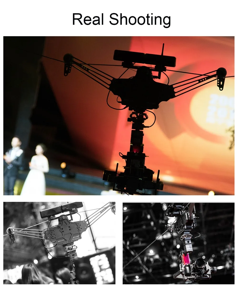 ASXMOV 4 м/с нагрузкой 20 кг панорамная съемка замедленная для воздушной видеосъемки