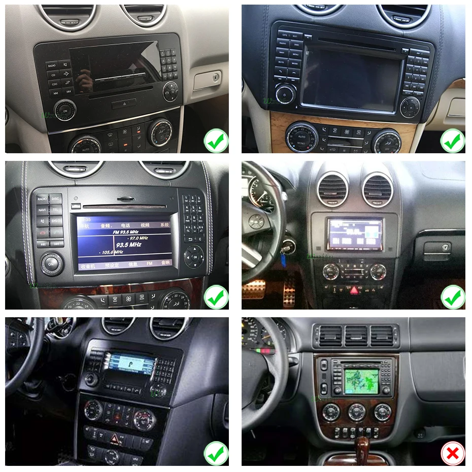Android 9,0 DSP ips 4G 64G 8 Core 2 DIN DVD для Mercedes Benz ML GL CLASS W164 ML350 ML500 GL320 gps Радио навигационный экран