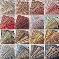 23x33cm 14piece polychromatic the cheapest japanese first dye washed fabric stitching dol diy fabric plaid cotton doll cloth