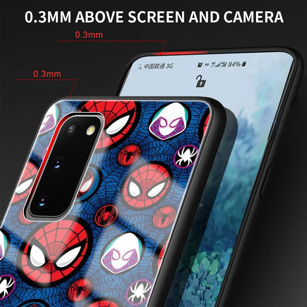 Чехол из закаленного стекла для Samsung Galaxy S21 Ultra S20 FE S10e S10 Lite S9 S8 Plus A52 A51 A71 - купить по