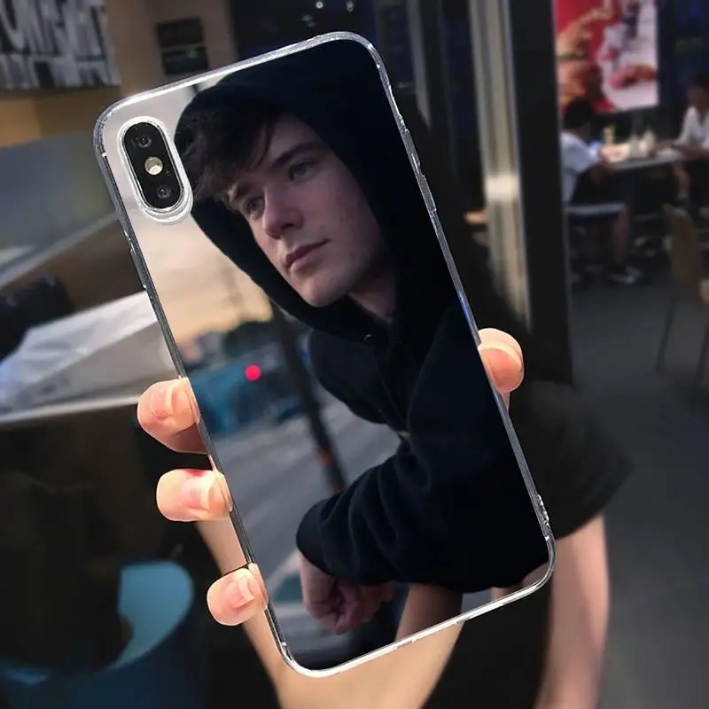 

Alec Benjamin American male singer Phone Case Transparent for iPhone 6 7 8 11 12 s mini pro X XS XR MAX Plus