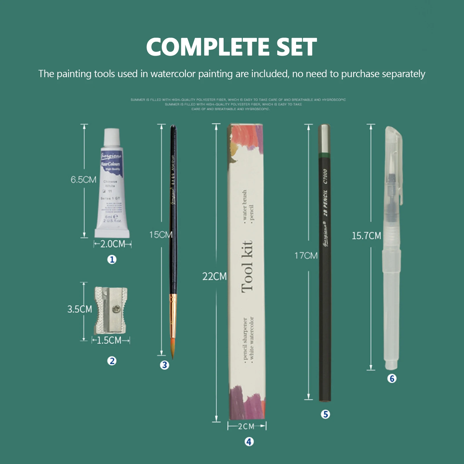 

36/48 Color High Quality Solid Watercolor Paint Set 9pcs Art Supplies Fountain Pen Watercolor Paint Set For Students Beginners