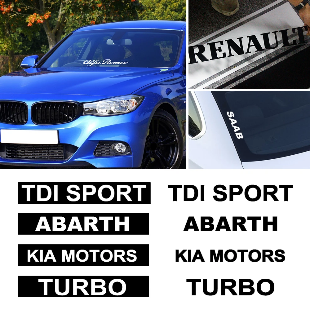 

1pcs Car Windscreen Sticker Rear Window Bumper Decal Car Vinyl sticker for Suzuki jimny SWIFT VITARA SX4 car styling