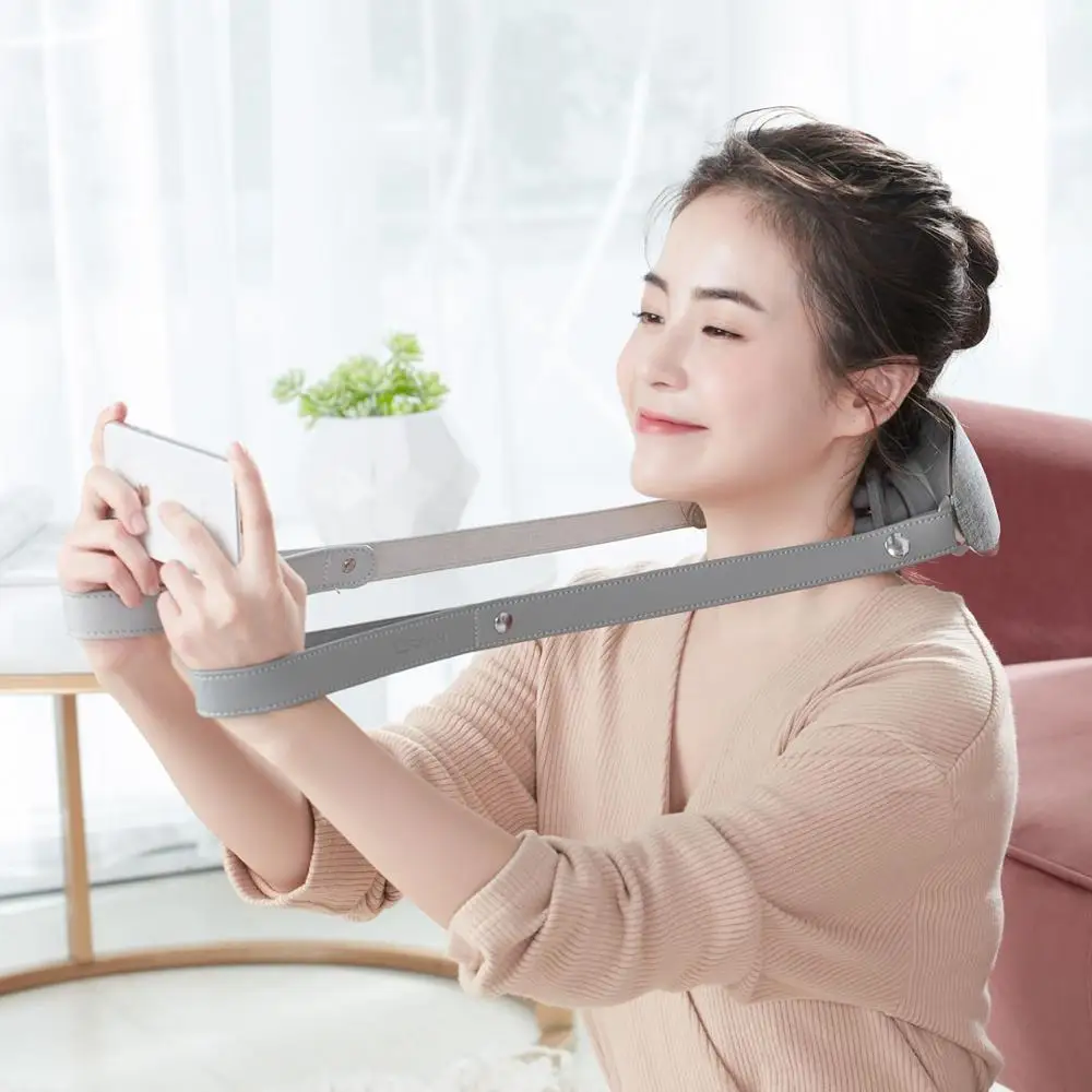 Xiaomi LERAVAN массажный инструмент для шеи 3 вида режима теплой физиотерапии беспроводной портативный разминающий оборудование для здоровья