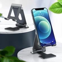 Aluminum Alloy Bracket for Universal Mobile Phone and Tablet within 10.5 Inches Easy to Fold and Carry Available in 2 colors