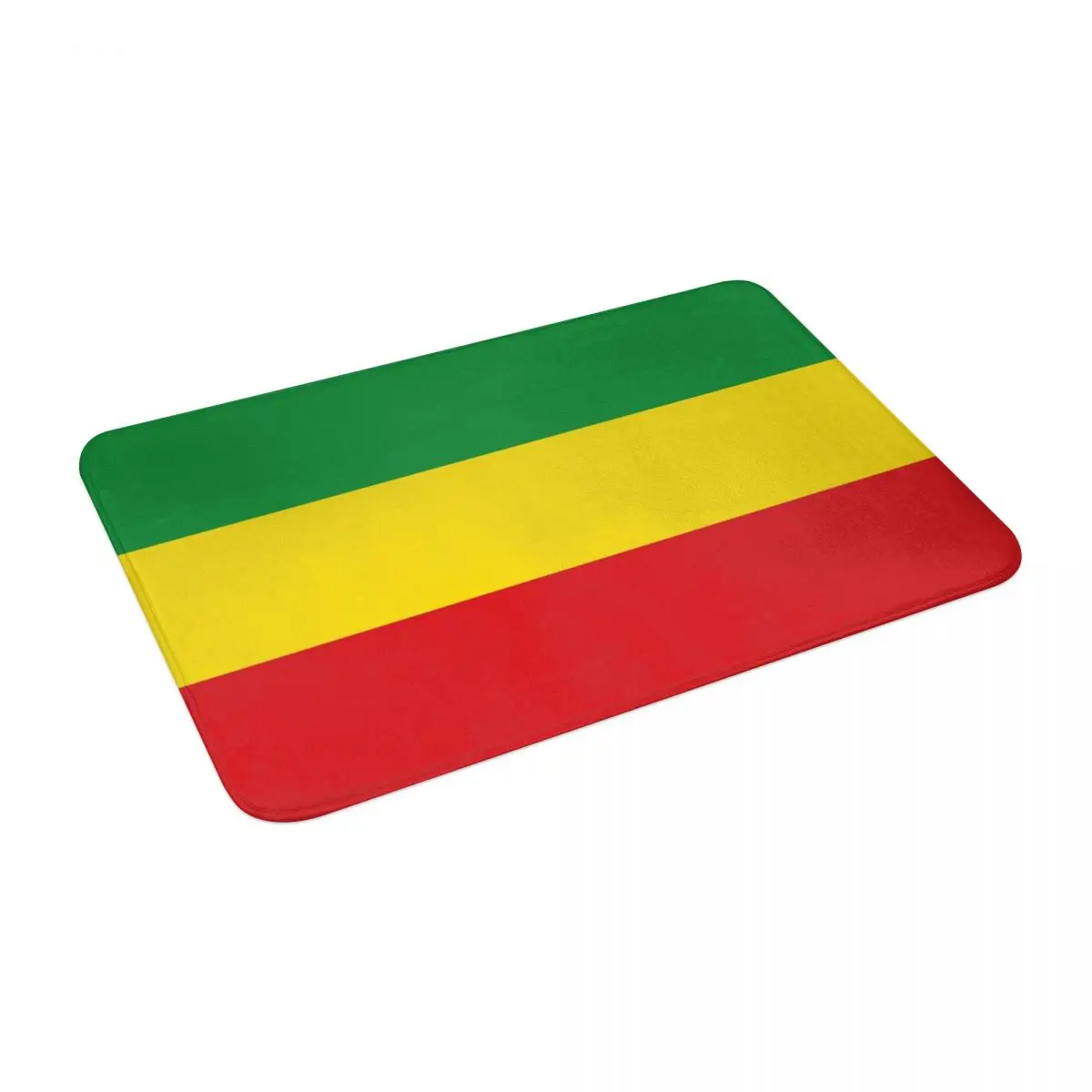 Напольный коврик Reggae Rastafari с флагом ковер из полиэстера и ПВХ нескользящий