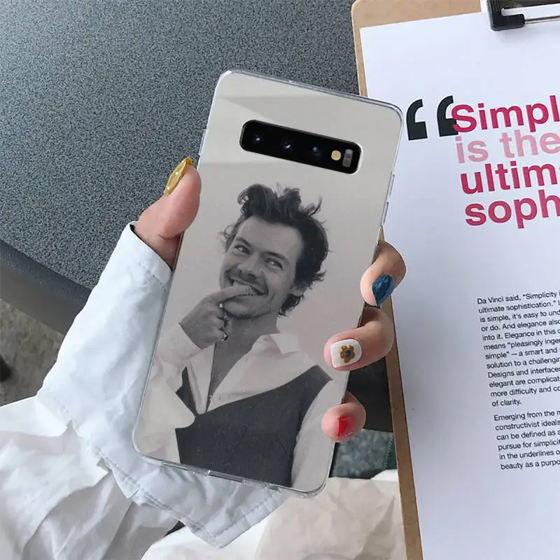 

Harry For Styles Phone Case For Samsung S10 S10e S8 S9 Plus S7 Edge Note10 9 8 Soft Transparent TPU Cove