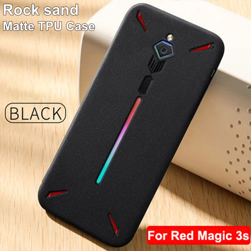 Для zte Nubia Red Magic 1 3 3 s Чехол magic3 Rock sand силиконовый скраб мягкая задняя крышка для red magic 3 s 3 s NX609J NX629J shell