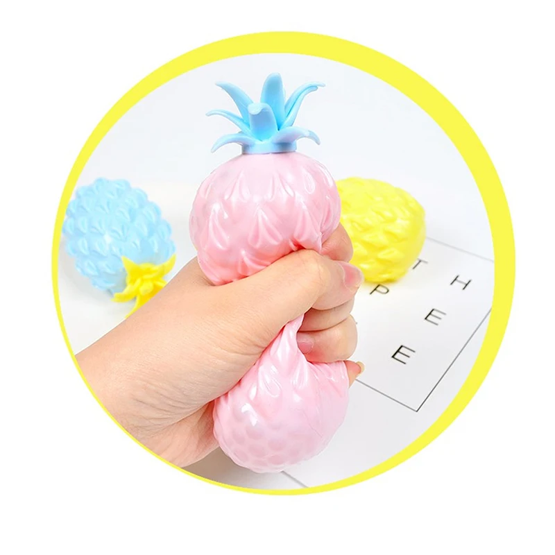 

1pcs Pineapple Stress Grape Ball Funny Gadget Decompression Toys For Children Stress Autism Hand Wrist Squeeze Toys