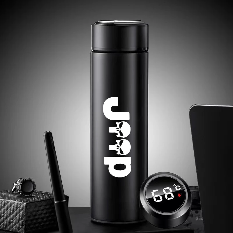 

500ml Travel Mug Smart Thermos Bottle Temperature Display Portable Stainless Steel Thermos