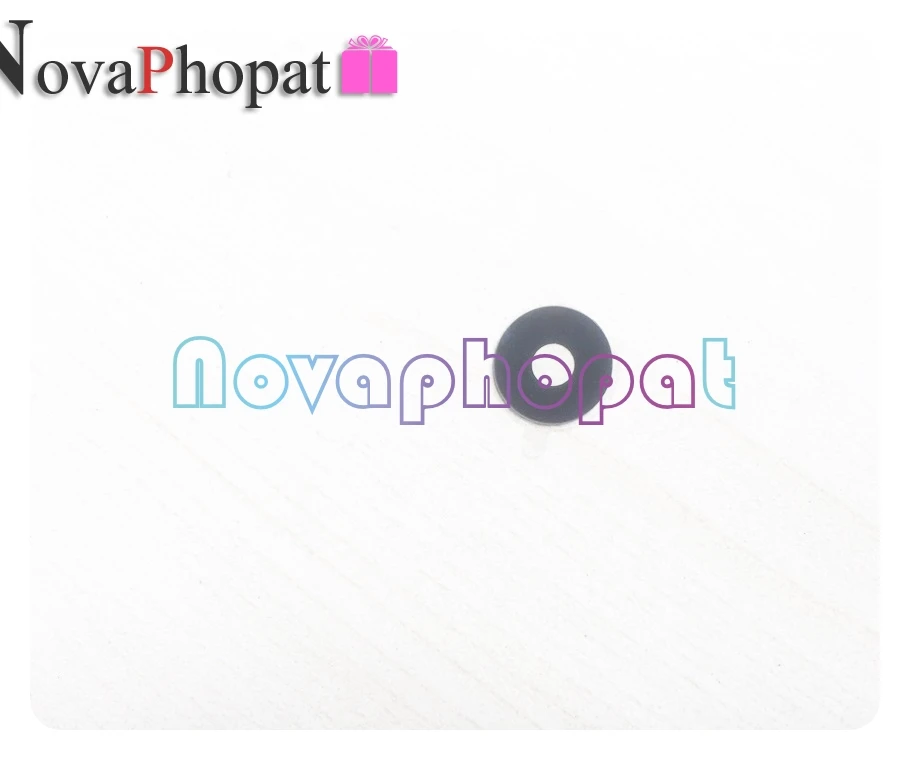 Novaphopat 1 шт. черная крышка объектива Для Doogee Y6 max задняя камера стеклянная линза +