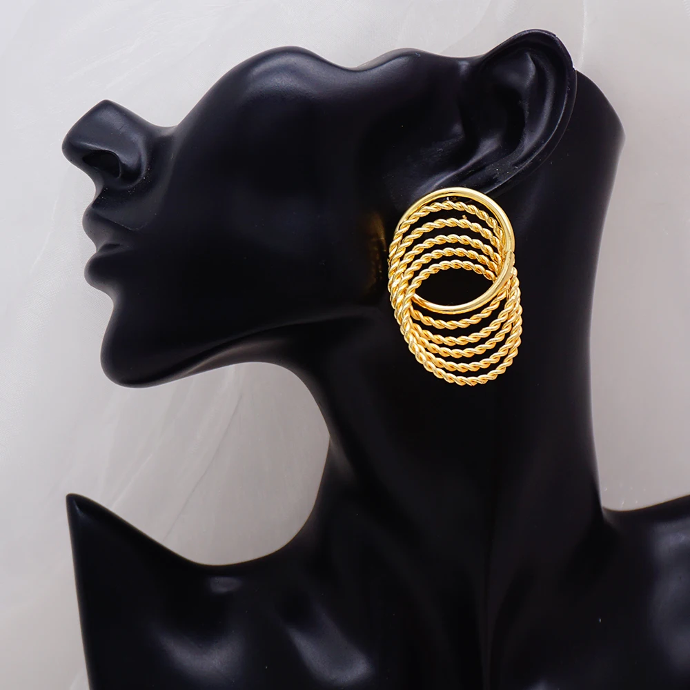 

Модные Необычные Ювелирные изделия в форме спирали для женщин, уникальные серьги, романтический подарок на свадьбу, вечеринку, юбилей, модн...