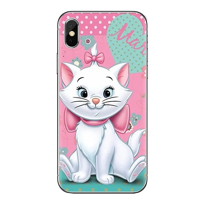 Для samsung Galaxy S2 S3 S4 S5 MINI S6 S7 edge S8 S9 Plus Note 2 3 4 5 8 Coque Fundas aristocats cat kitty силиконовые чехлы |