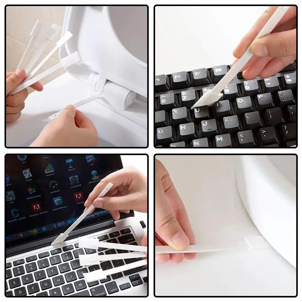 7 шт. клавиатура Туалет дверь и оконная щель-щетка для чистки Упаковка щетка дома