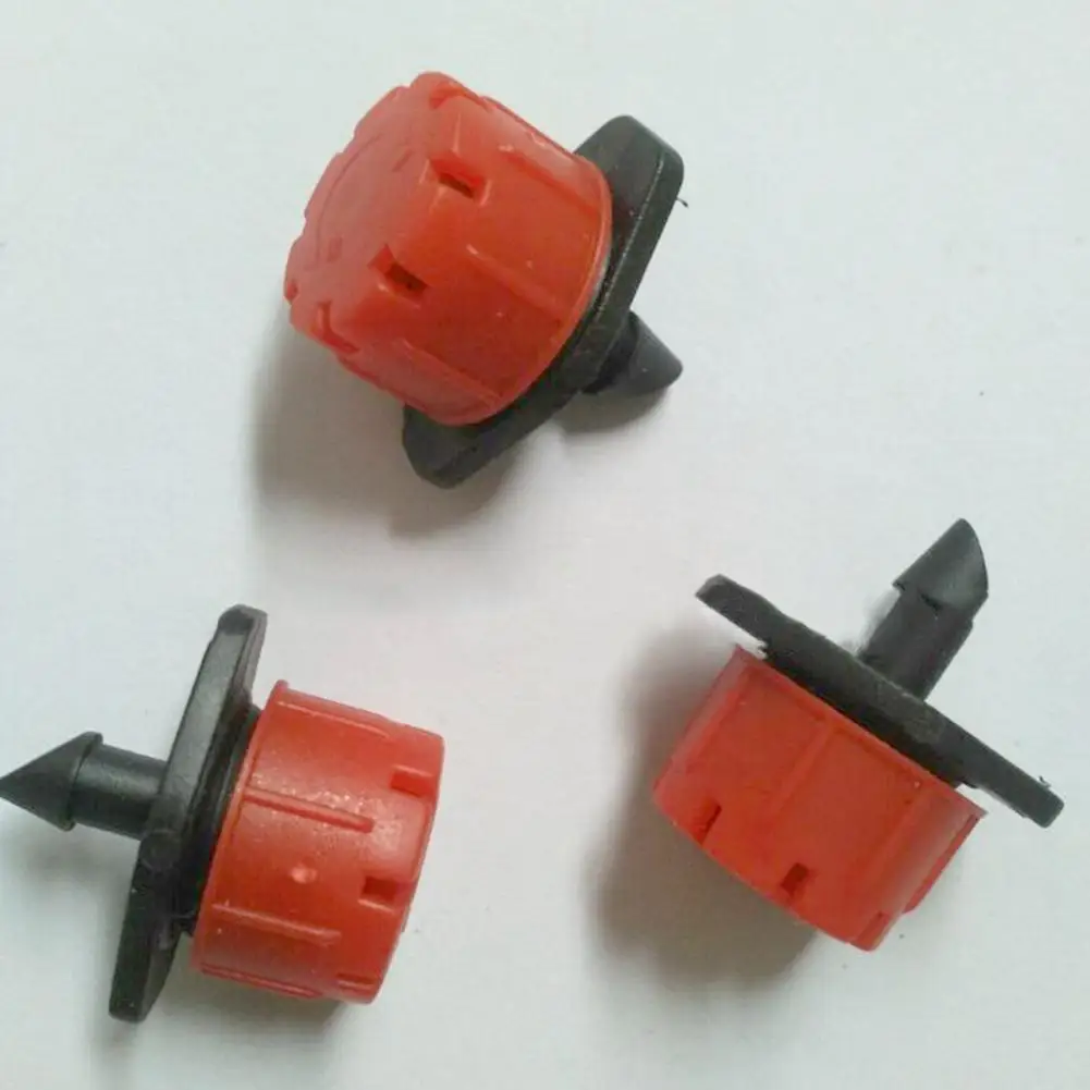 

50/100Pcs Water Adjustable Droplets Sprinkler Drip System Irrigation Dripper Drip Supplies Garden Adjustable Emitters H1C4