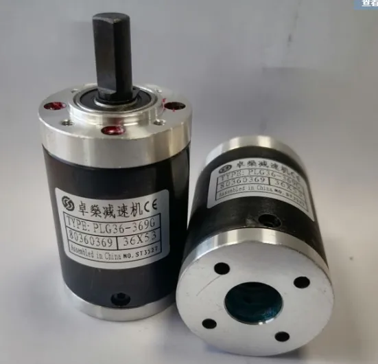

51:1 or 71:1 or 100:1 Planetary Reducer PLG36 Planet Gearbox 36mm Diameter Round Flange Square Flange Input Diameter 5mm