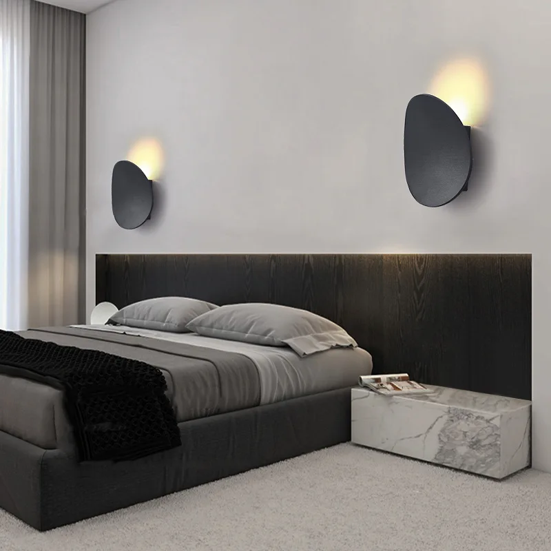 7 Вт современное искусственное Белое и черное матовое украшение для дома