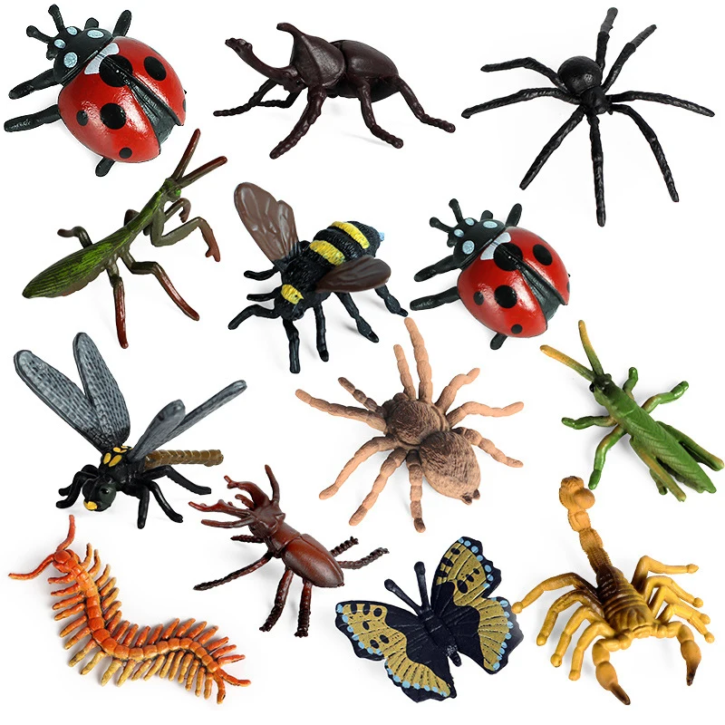 Новые детские игрушки фигурки имитация диких насекомых модель животного Бабочка