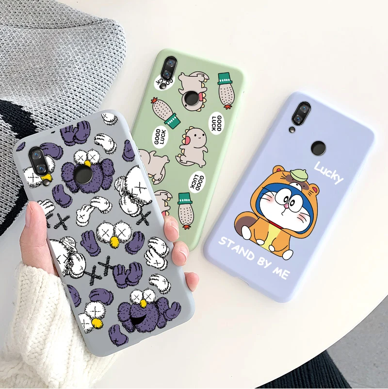PDGB Живопись чехол для huawei Honor 8X 8C 9X 7X 7C 7A V20 V30 Pro 20 20s 9 10 Lite Play 3 Y6 Y7 Y9 с рисунком героев мультфильмов, крышка корпуса