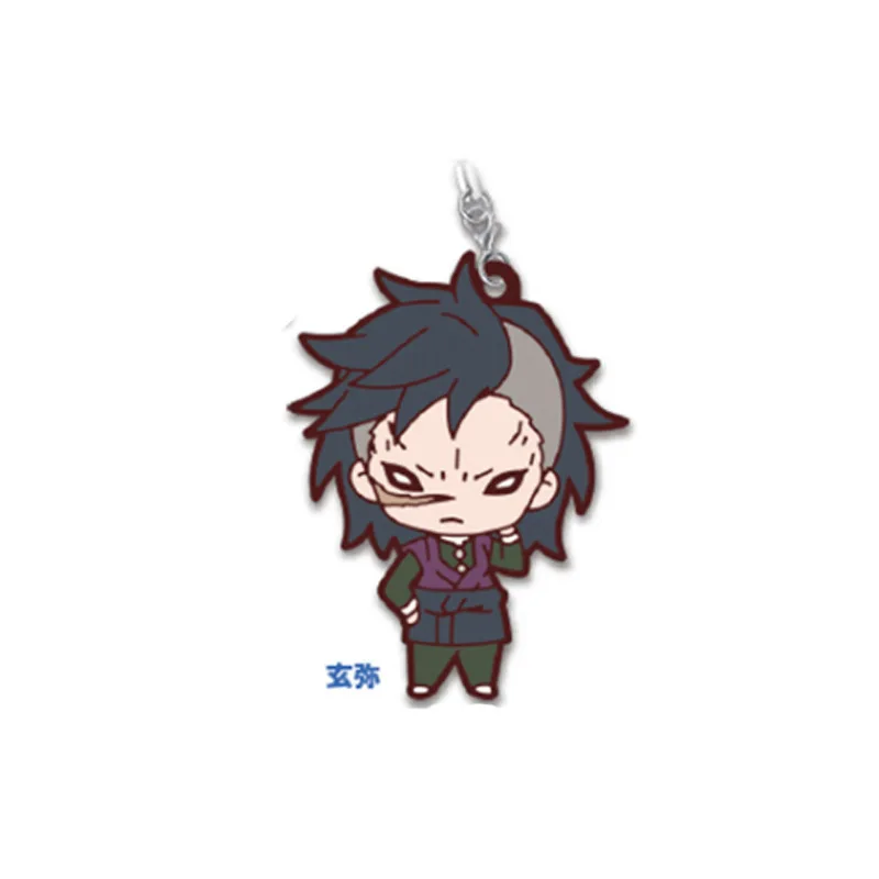 

Anime Keychains Demon Slayer Acrylic Key Chains Cute Brinco Blade Of Ghost Kamado Tanjirou Cosplay Pompom Yaiba Keyring Pendant