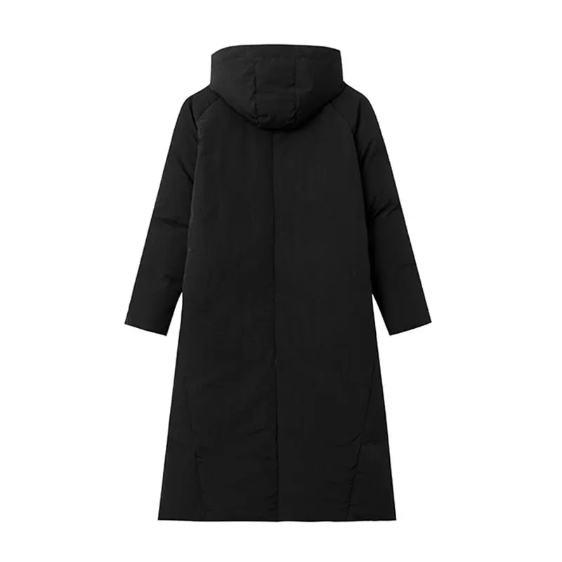 

XITAO Patchwork Pockets Button Solid Down Coat Women 2020 Winter Casual Fashion New Style Temperament Women Clothes DZL2415