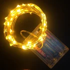 AA светодиодная гирлянда на батарейках, сказочный светодиодный Рождественский светильник, серебряная светодиодная гирлянда для свадьбы, праздника, вечерние украшения