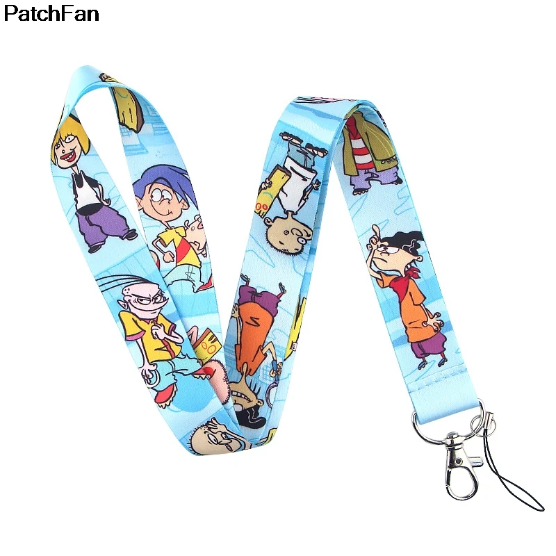 Брелок для ключей с мультяшным рисунком тесьма лента шеи тканевый держатель id