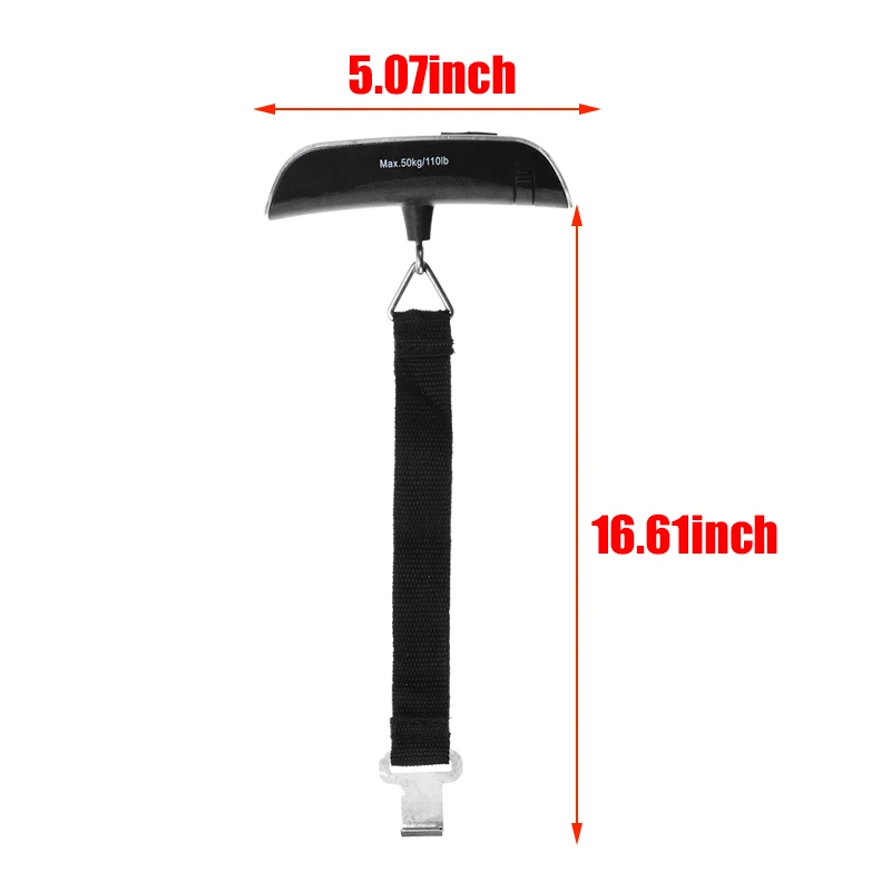 Портативные электронные весы для багажа цифровой прибор взвешивания чемоданов