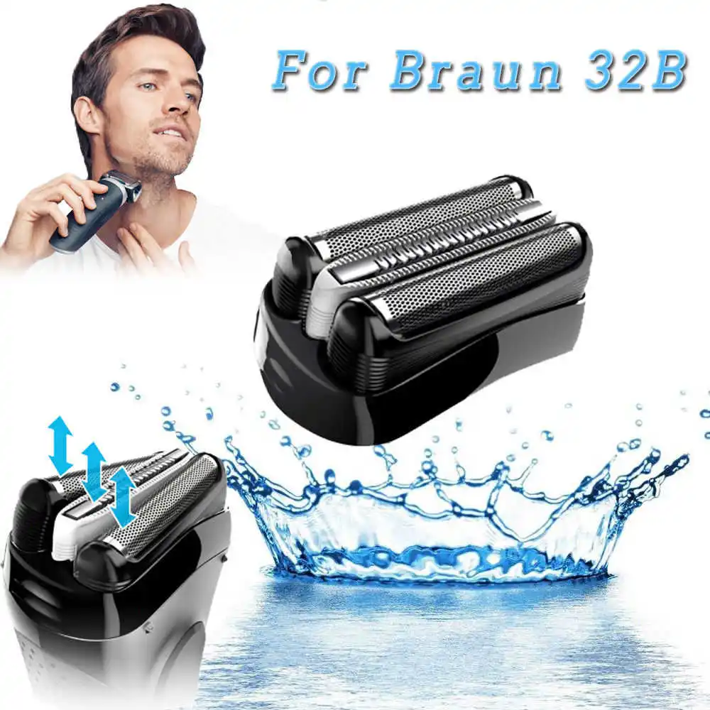

Replacement 1pcs Shaver Foil Head for Braun 32B 32S 21B Series 3 301S 310S 320S 360S 3000S 3010S 3020S 350CC for Cruzer6