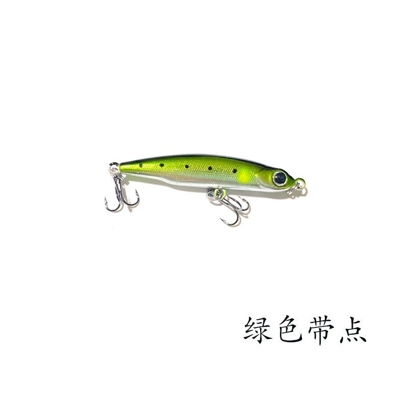 Рыболовная Приманка в форме гольяна микро-карандаш жесткая приманка с тремя