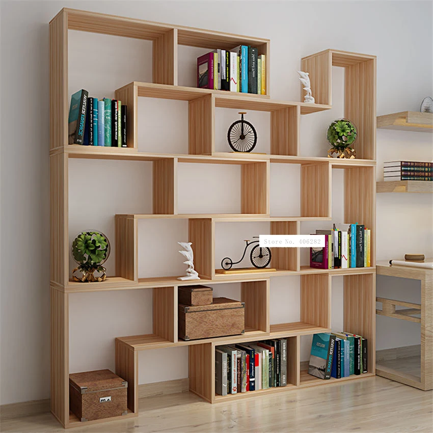 Шкаф-витрина разноцветный для гостиной винный шкаф Современная книжная стойка