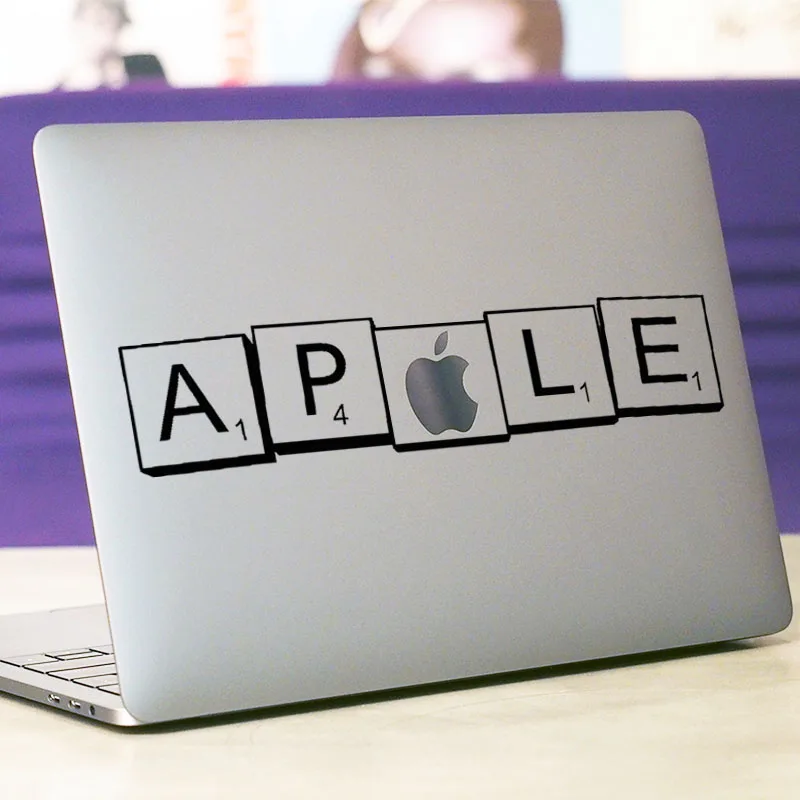 3D квадратная наклейка для ноутбука с логотипом Apple наклейка на MacBook Pro Air retina 11 12 13 15 дюймов Виниловая наклейка для ноутбука Mac Mi Book