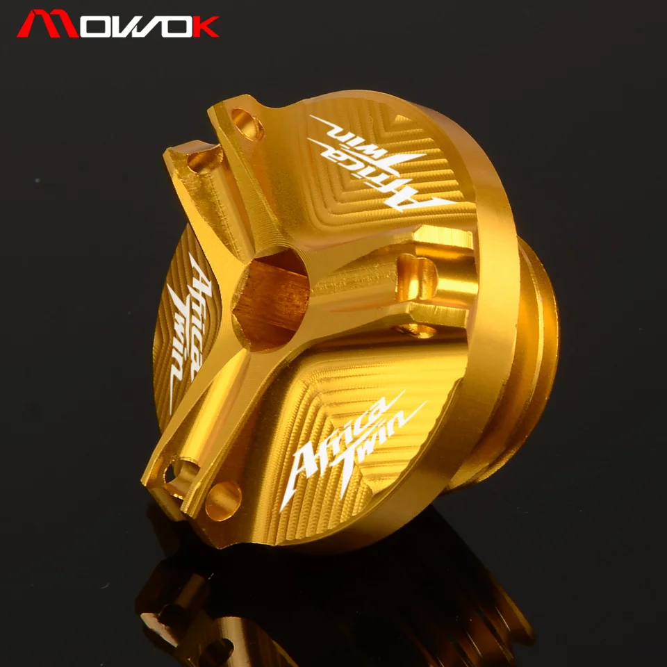 M20 * 2 5 мотоцикл Высокое качество бак двигателя крышка винт для HONDA CRF1000L Африка