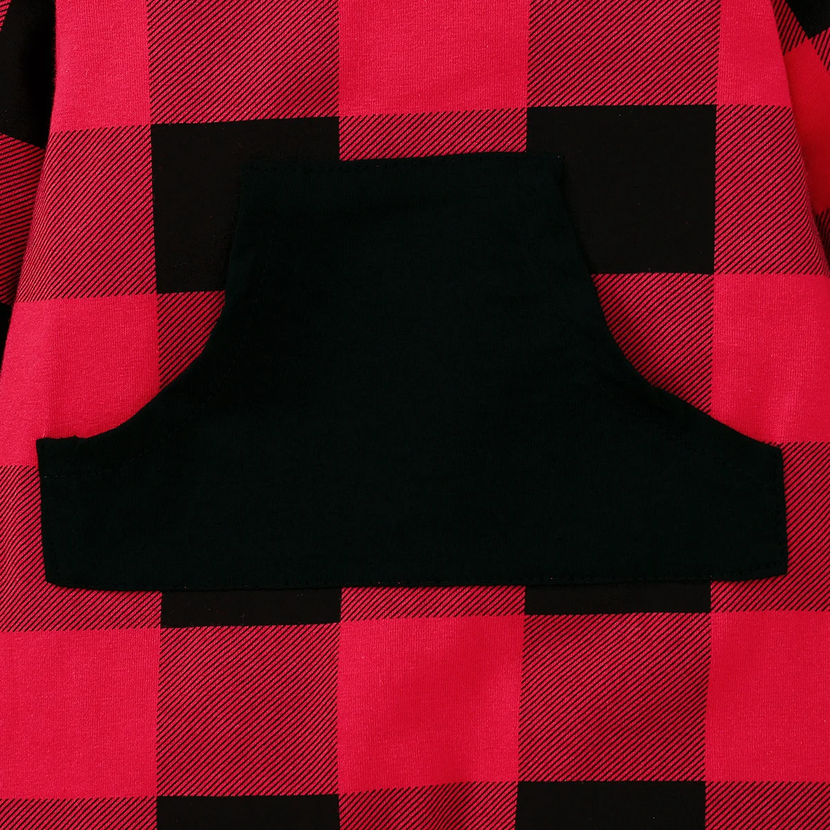 Детский Рождественский комбинезон из 2 предметов пижама боди с длинными рукавами