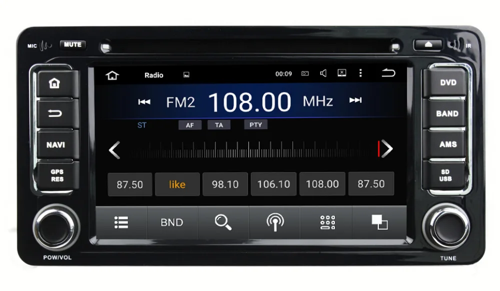 Четырехъядерный 1 6 Ghz Android 5.1.1 автомобильный DVD GPS для Mitsubishi Outlander 2013 2014 Центральная