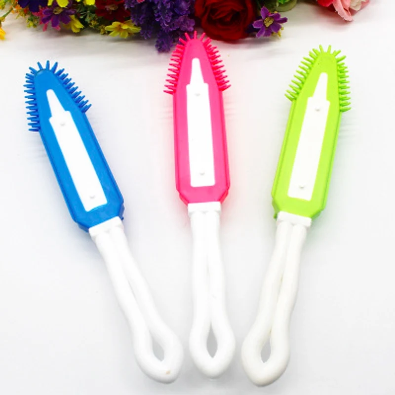 Мягкая силиконовая Расческа для домашних собак кошек щенков волос щетка