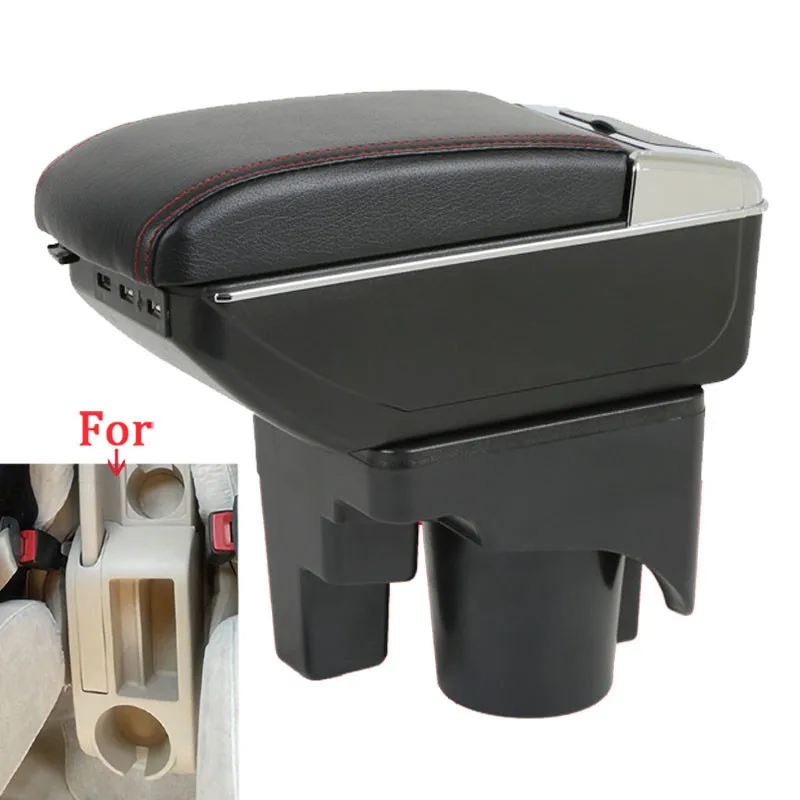 

For Volkswagen Golf 6 Armrest box For VW Sagitar 2007-2012 Car Armrest Interior special Retrofit parts Center Storage box USB