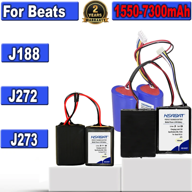 Аккумулятор J273 J188 J272 для ритмов и таблеток 1 0 2 таблетки XL аккумулятор ICR18650NH-2S2P B0513