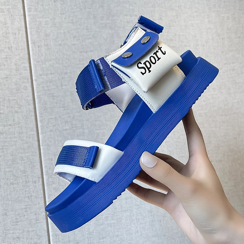 

Женские сандалии на платформе, удобные шлепанцы, Новинка лета 2021