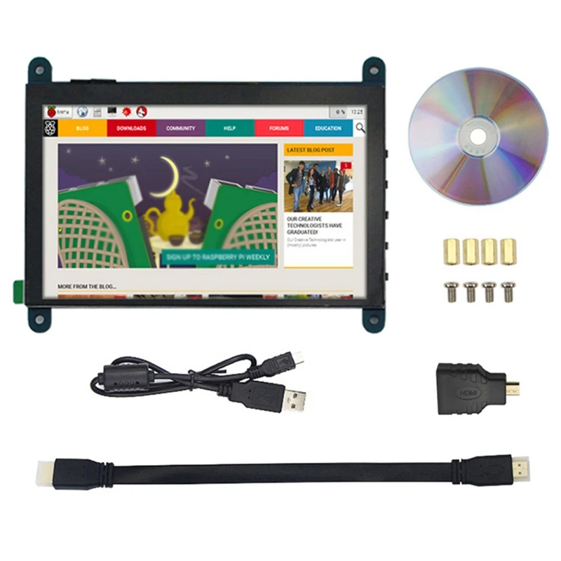 5 Inch For Raspberry Pi HDMI Display Lcd Resistive Press Screen 800X480 4 3 2 Type B | Компьютеры и офис