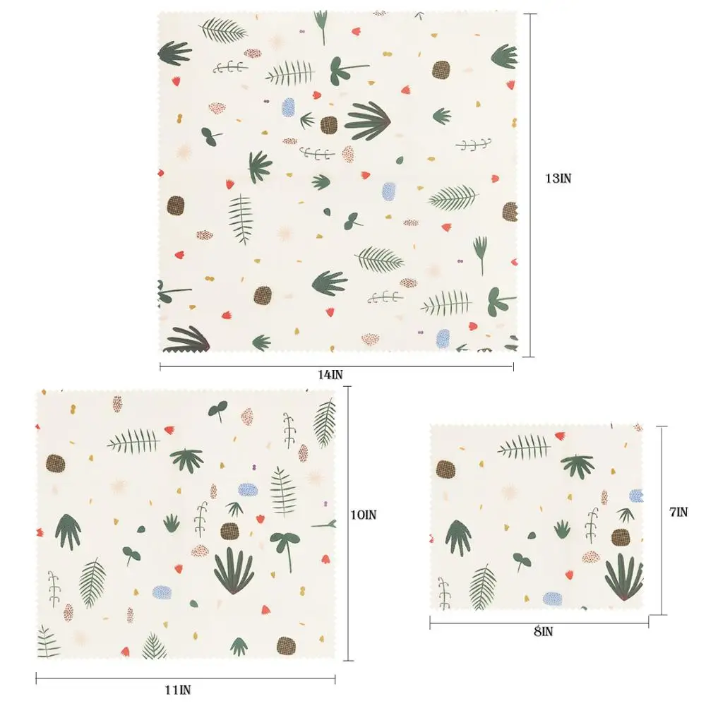 Ткань С Рисунком Листьев с визуальным прикосновением обертка из натурального